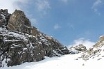 Salita invernale con neve e freddo al Rif. Coca (28 dicembre 08)   - FOTOGALLERY